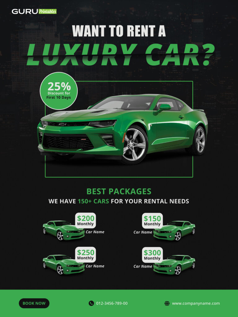 Elegant-Car-Rental-Flyer-Template
