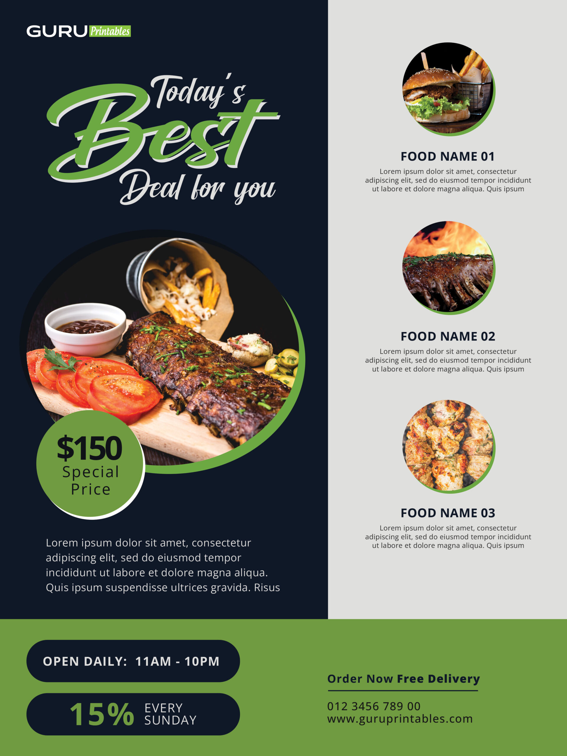 Flyer Templates Archives - Page 6 of 8 - Guru Printables