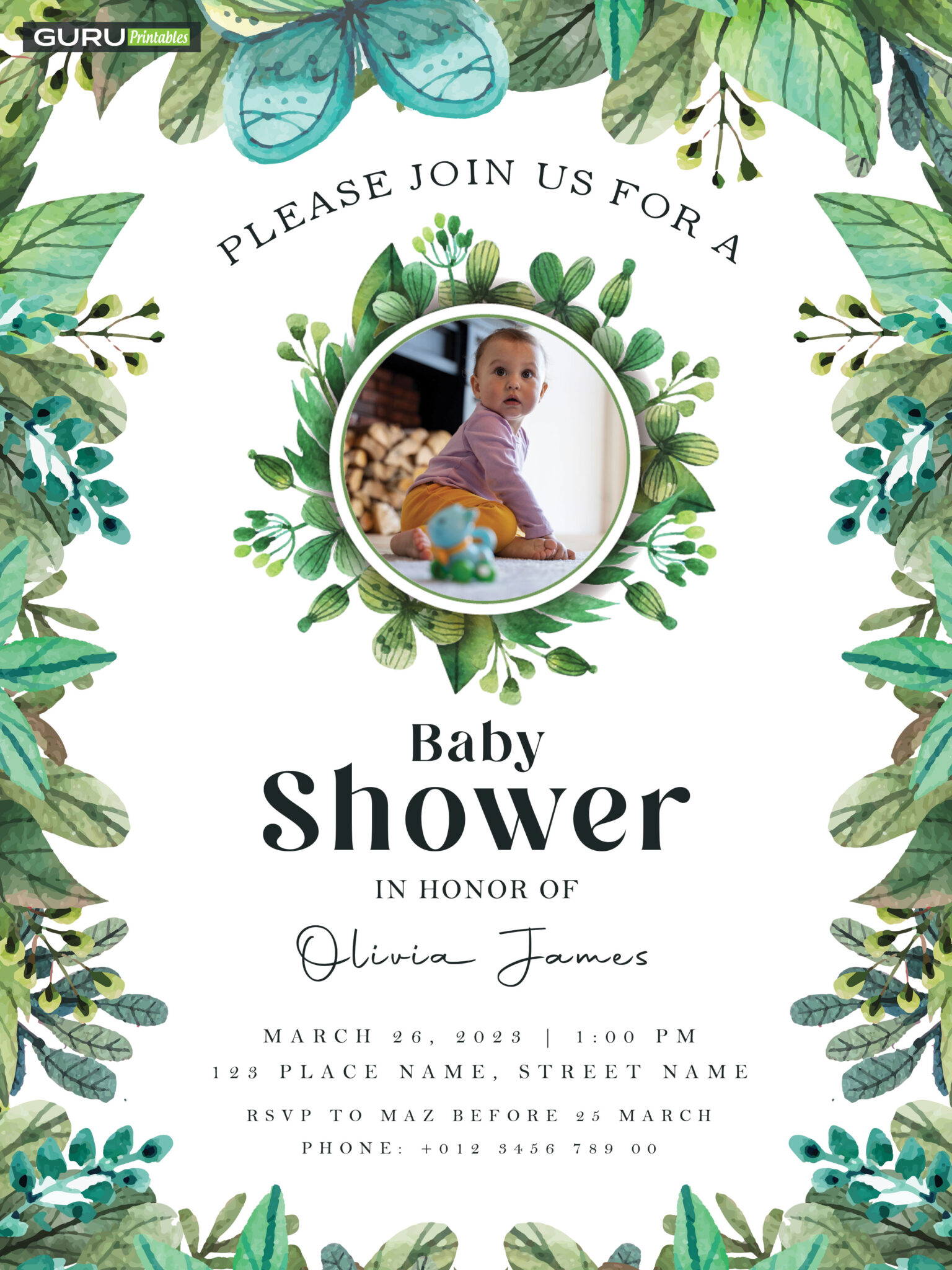 Image 16 for Baby Shower Flyer Template