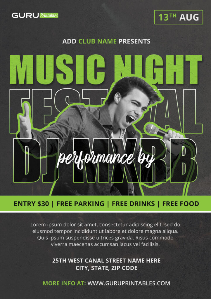 Printable-Music-Festival-Flyer-Template