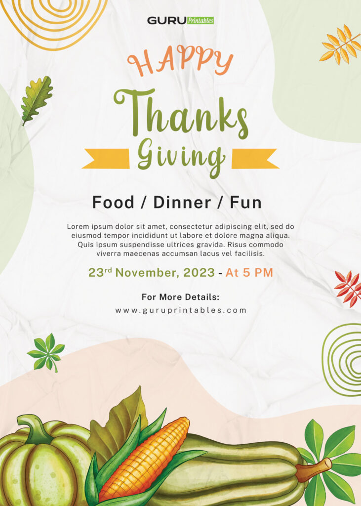 Customized-Thanksgiving-Party-Invitation