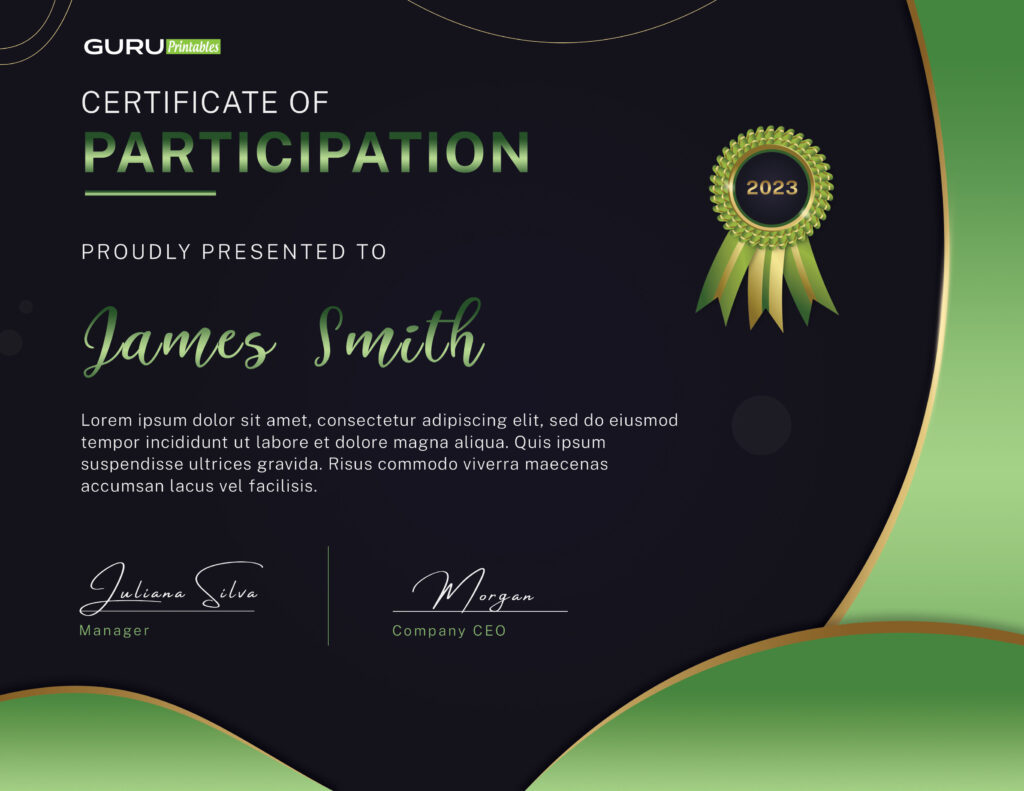 Modern-Participation-Certificate-Template