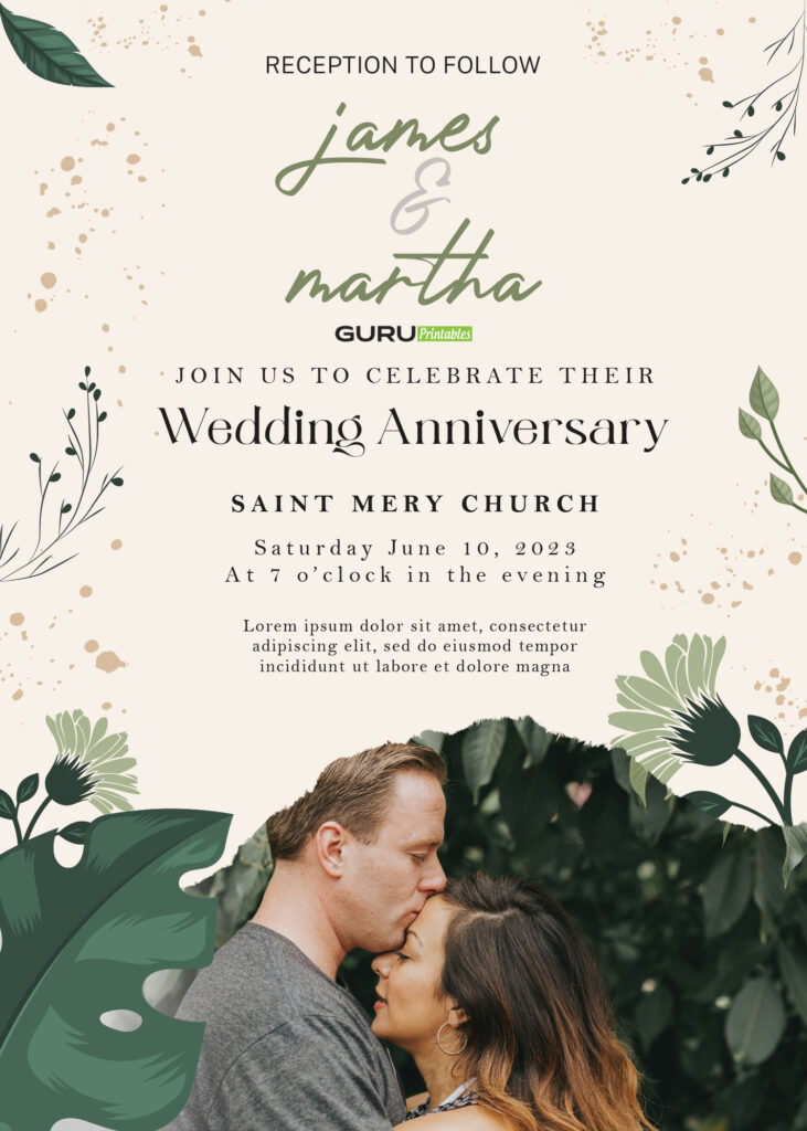 Trendy-Wedding-Anniversary-Invitation