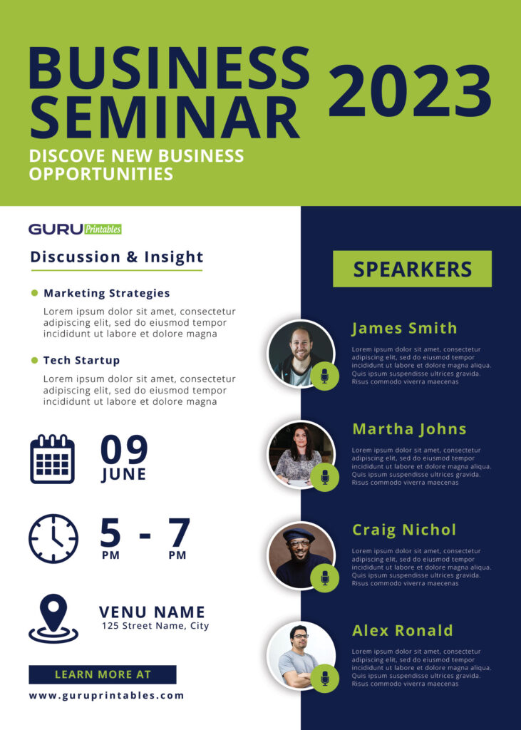 Customized Business Seminar Invitation Template Guru Printables Customized Business Seminar Invitation Template Guru Printables