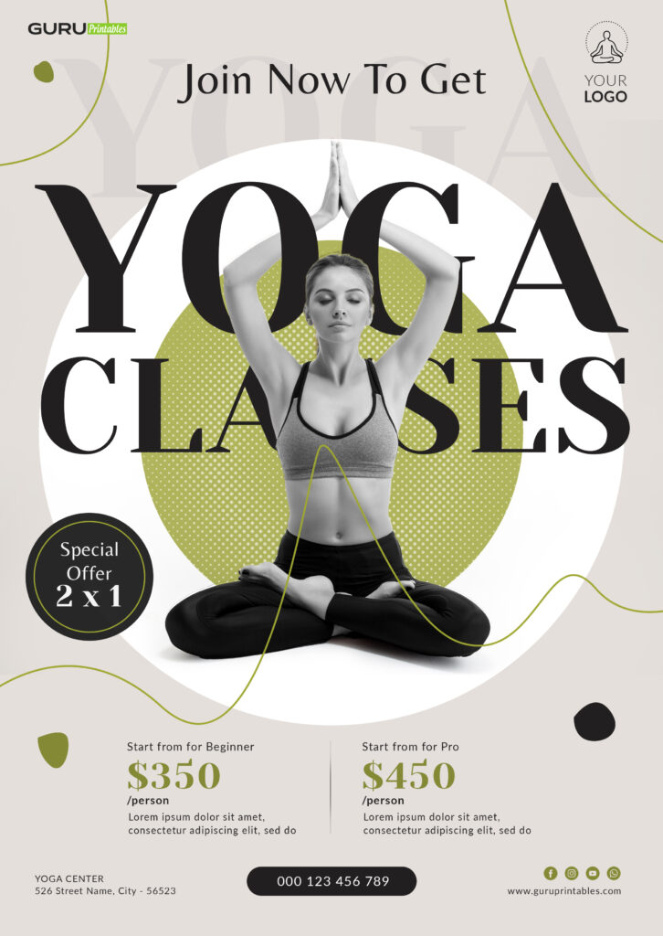 Yoga-Membership-Flyer-Design